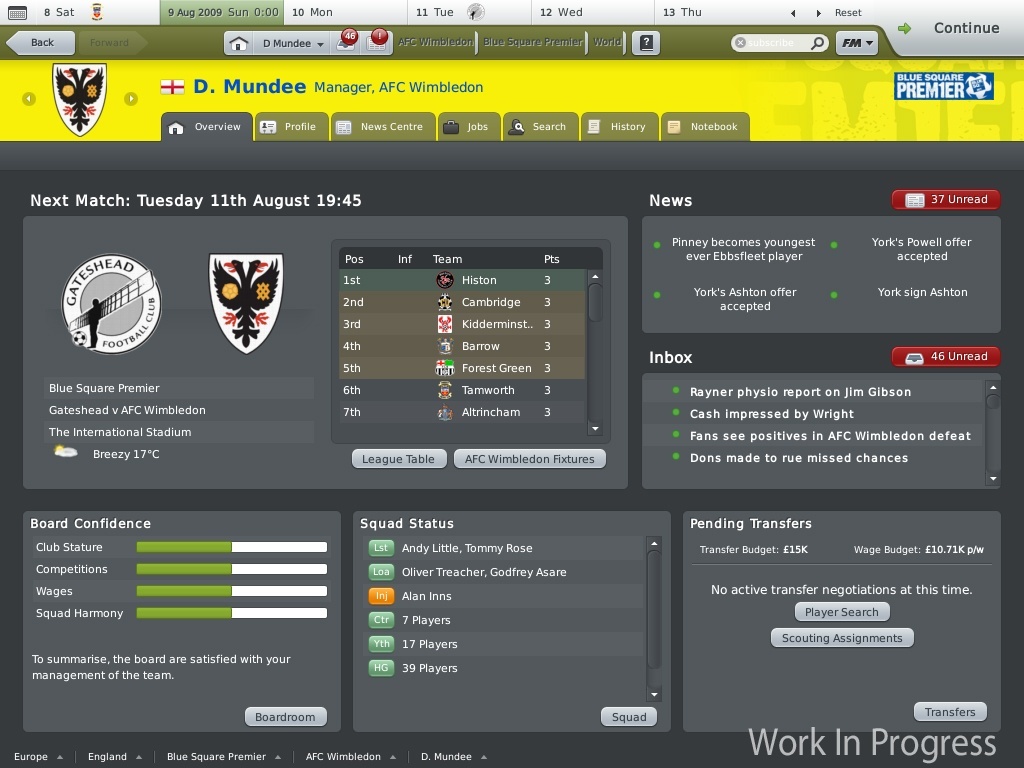 Football Manager 2010 – Vorschau 4